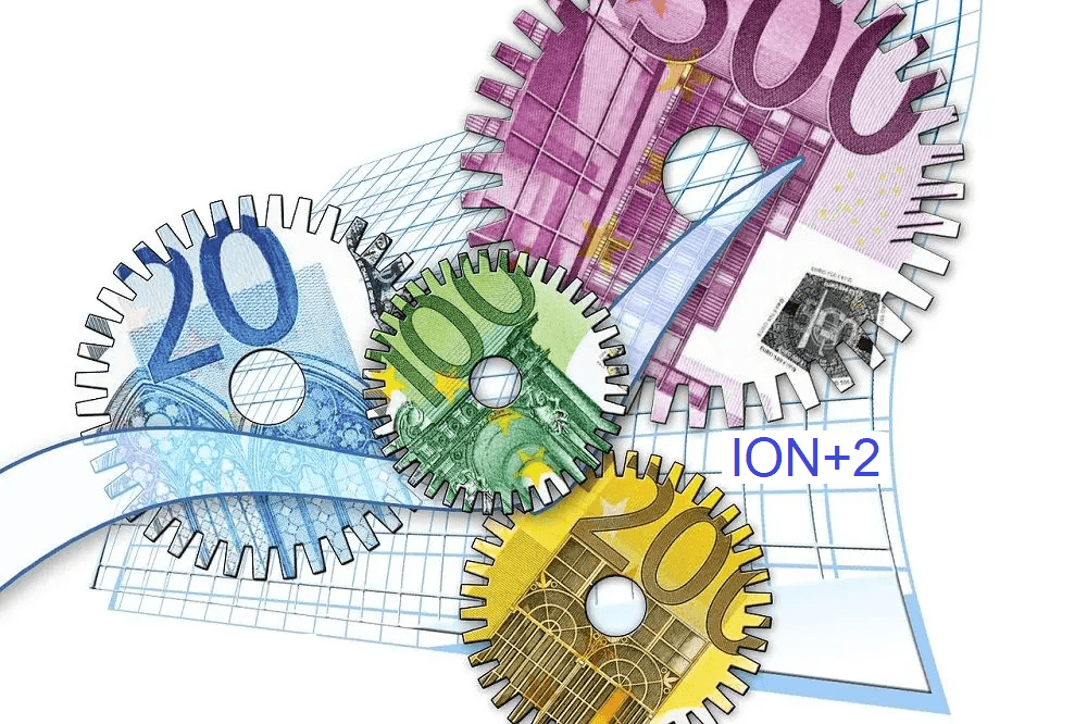 Eurobiljetten en tekst ION+2